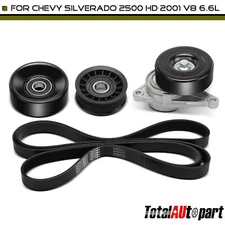 4Pcs Serpentine Belt Drive Component Kit for Ford Explorer 96-01 Mercury V8 5.0L