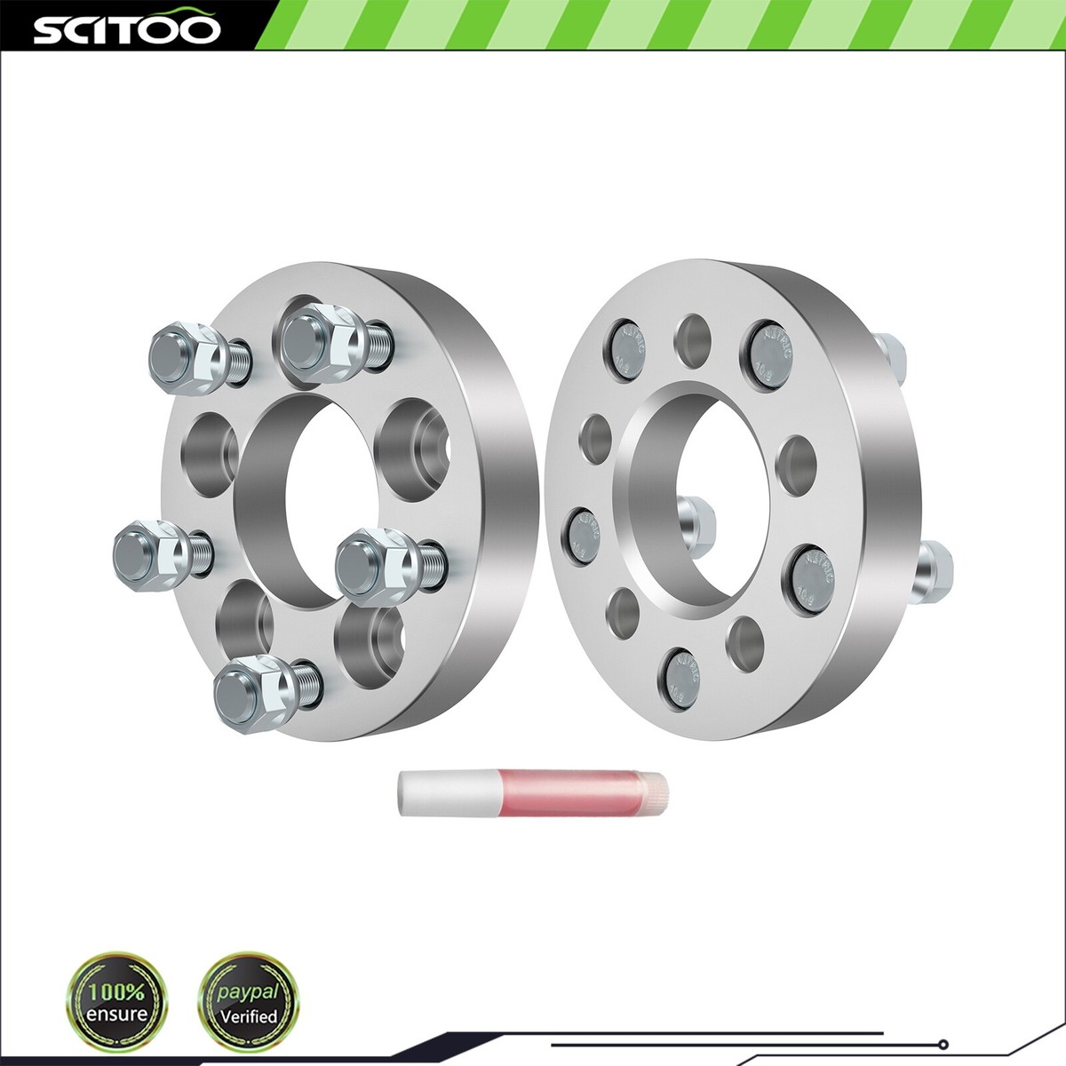 2Pcs 1 Wheel Adapters 5x100 to 5x114.3 5x4.5 For Toyota Corolla Matrix 12x1 .5