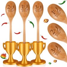 3 Pcs Golden Spoon Award Cooking Trophy for Chili Cook Off Chili Cook Off Woo...