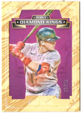 BOBBY DALBEC 2021 Diamond Kings Debut #DDK-BR FOTL ANTIQUE WOOD FRAME /15 SSP RC