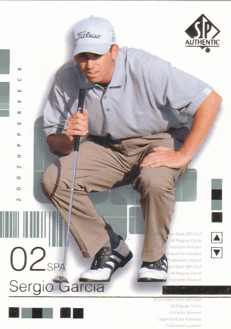 2002 SP Authentic Golf Pick Your Cards!  Complete Your Set!