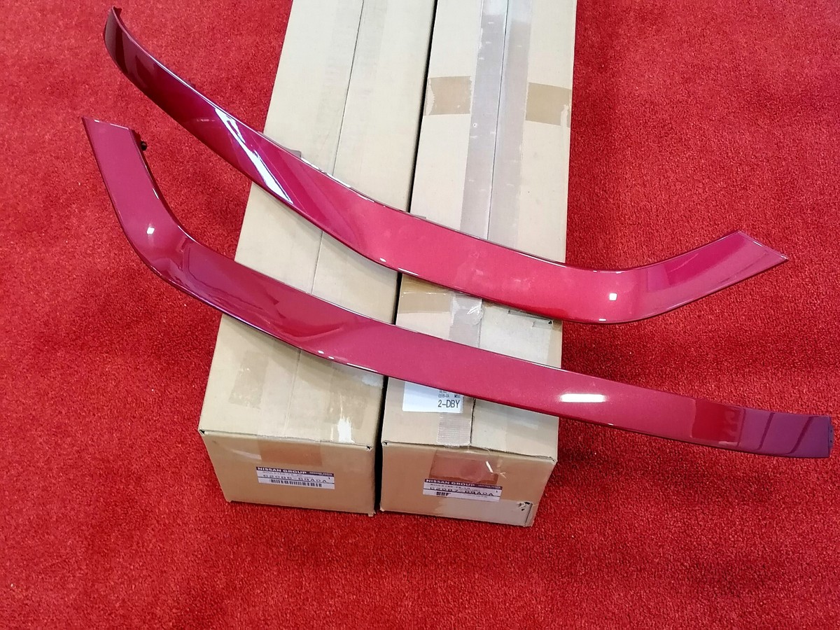 SET 2PCS New Genuine FOR Nissan 370Z NISMO 15- Moulding-front