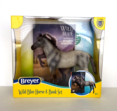 Breyer Wild Blue Horse And Book Set - Classics Series, Includes Mustang Appaloosa Model And Novel, For Ages 8+ - View #10