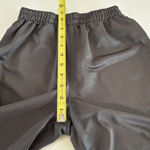 NIKE Air Jordan Youth Authentic Unlined Mesh Basketball Shorts Gray L 22" Pocket - Picture 4 of 8