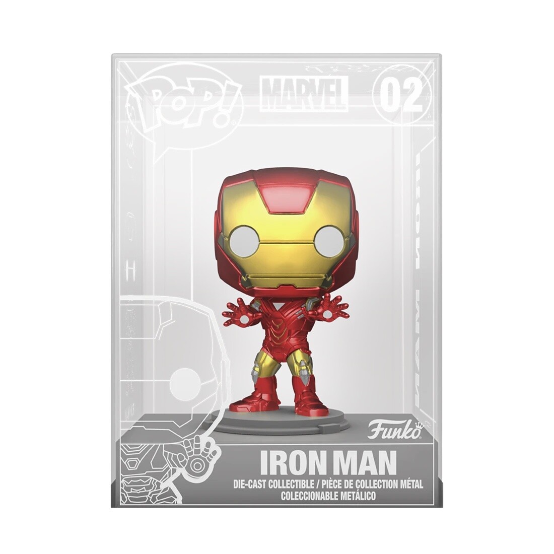 Funko POP! Marvel Avengers Die-cast Iron Man Funko Shop Exclusive
