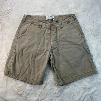 Deus Ex Machina Mens Size 31 Windsor Walk Short Khaki Color