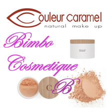 COULEUR CARAMEL FOND DE TEINT BIO MINERAL POUDRE LIBRE 25 BEIGE ORANGER NEUF