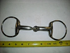 Hollow Mouth Eggbutt Snaffle Bit for Horse Bridle Stainless Steel 