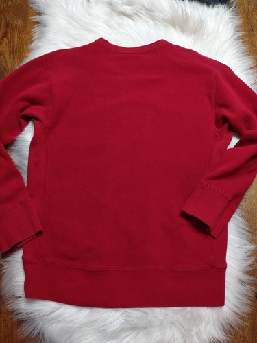 Vtg Ralph Lauren Polo Jeans M Sweatshirt Red USA Flag Spellout Sweater Medium - Picture 5 of 5