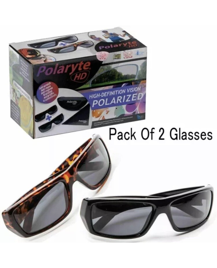 Polaryte Glasses Pack of HD High Definition Shades/Sun Glasses