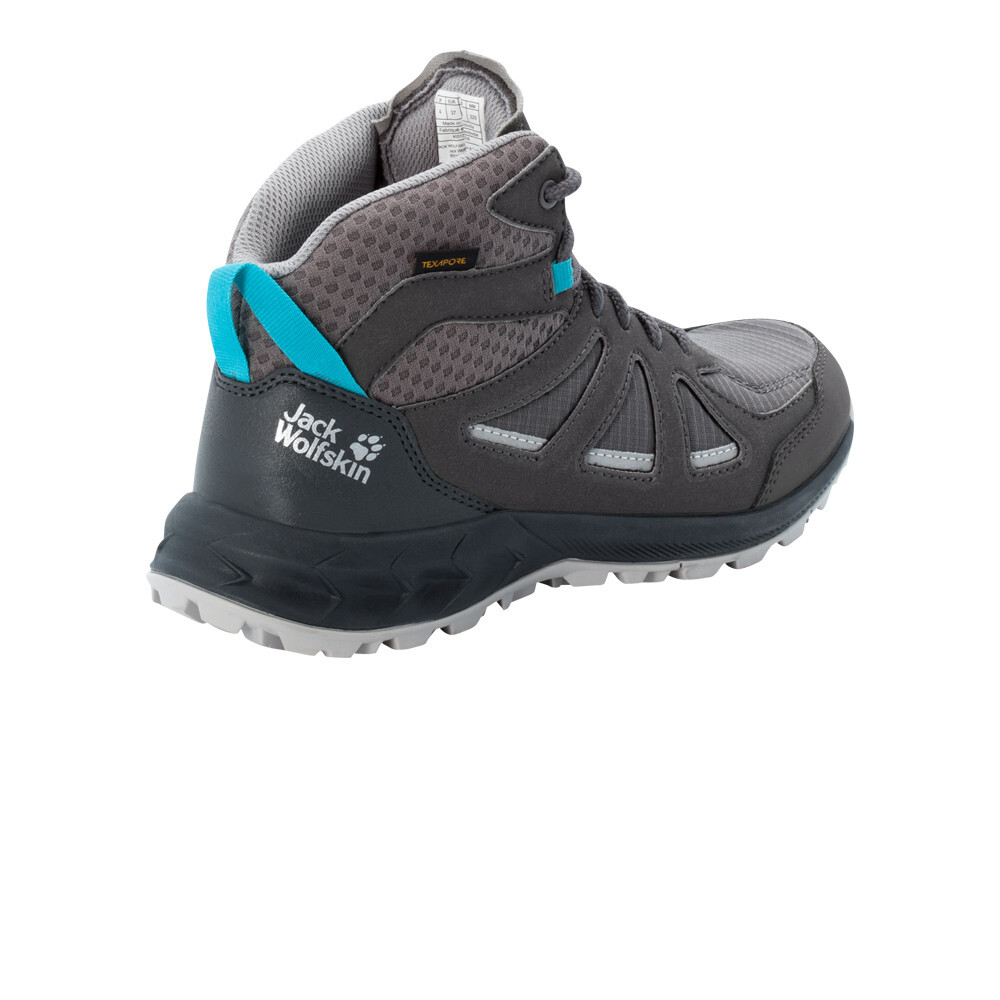 Texapore Mid Walking Boots Grey Sports 