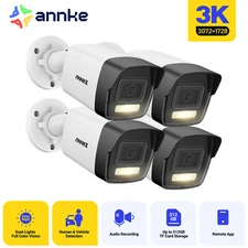 ANNKE C500P 3K PoE Security IP Camera Audio Recording 5MP AI Color Night Outdoor