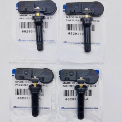 #ad #ad 4PC OEM TPMS 68293199AA Tire Pressure Sensor For 19 22 Ram 1500DT New Body Style $38.77
