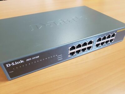 D-LINK SWTICH 16-Port 10/100Mb Ethernet DES-1016D