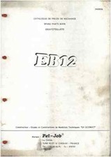 Manual de piezas de excavadora Pel Job EB12 - EB 12