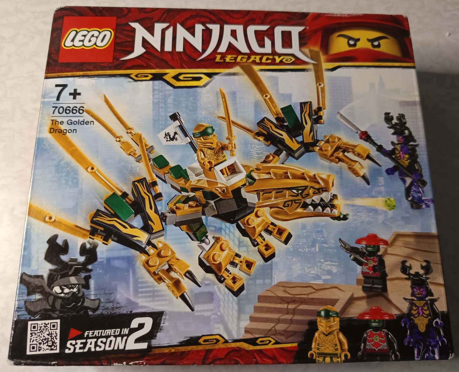 LEGO Ninjago 70666 Le Dragon d'Or figurine Lloyd jouet de combat ninja