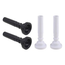 2x Trumpet Mouthpiece Parts ABS Plastic Trumpet For Brass Instruments Durable