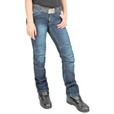 JEANS PROTEZIONI MOTO OJ DONNA LUNA BLU LADY MOTO RINFORZI FIBRA ARAMIDICA TG 40