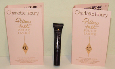 2 Charlotte Tilbury Pillow Talk Push Up Lashes Mascara 0.05 Oz Each Black