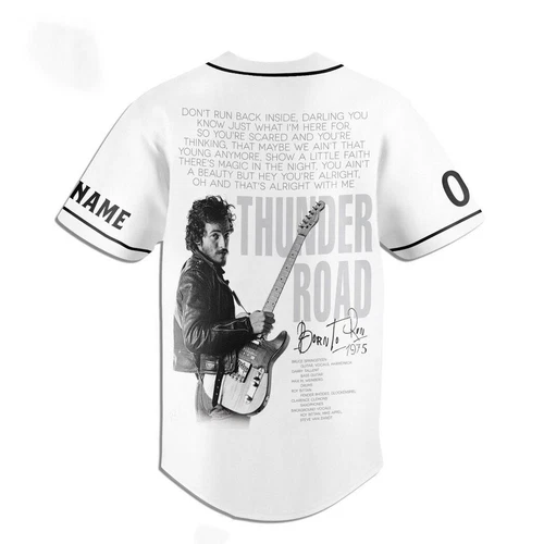 Custom Bruce Springsteen & E Street Band World Tour 2024 Baseball Jersey Shirt