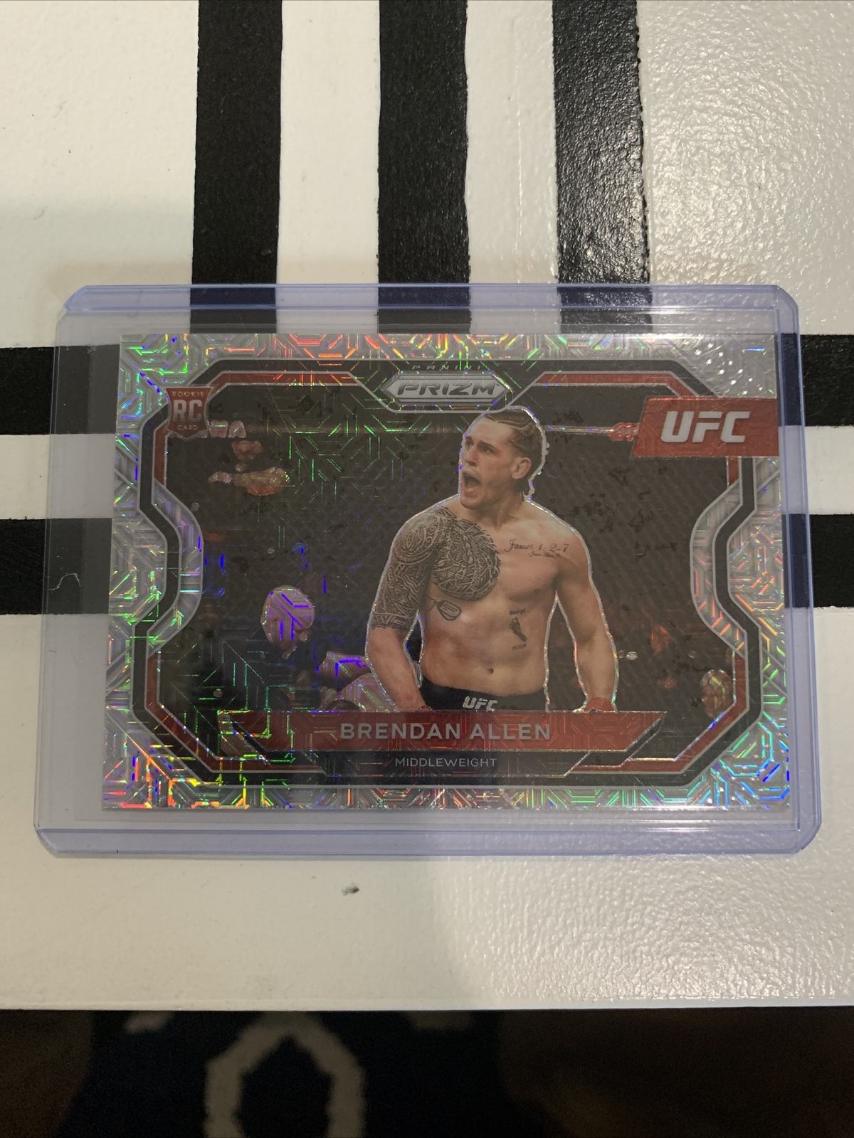 Brendan Allen 2021 UFC Prizm Horizontal Mojo #d 19/25