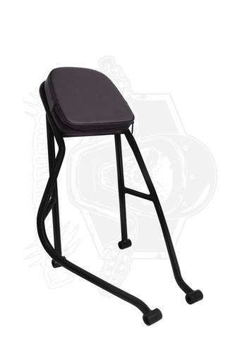 Almohadilla de asiento de pasajero trasero cojín portaequipajes 4 Triumph Bonneville Bobber negro - Imagen 4 de 10