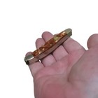 Rite Edge 3 BLADE STOCKMAN Pocket Knife w/ Brown Marble Style Acrylic Handle — photo 5