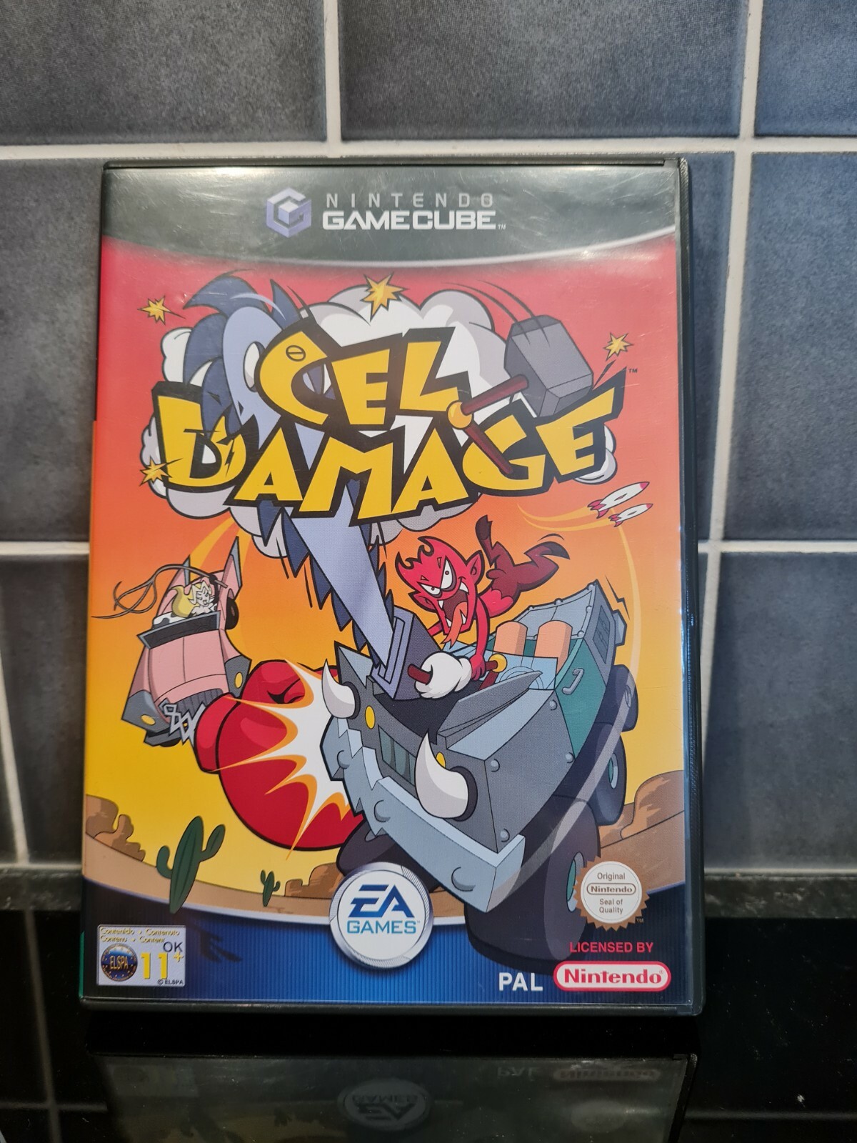 CEL DAMAGE Game Nintendo GameCube PAL Complete  Game Cube