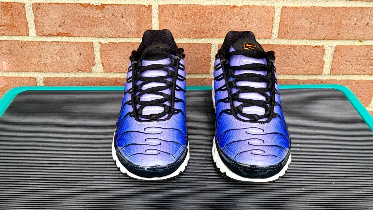 The Black Nike Air Max Plus 3 Is Given Red And Blue Accents