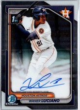 Waner Luciano 2024 Bowman Chrome #CPA-WL 1st Prospect Auto