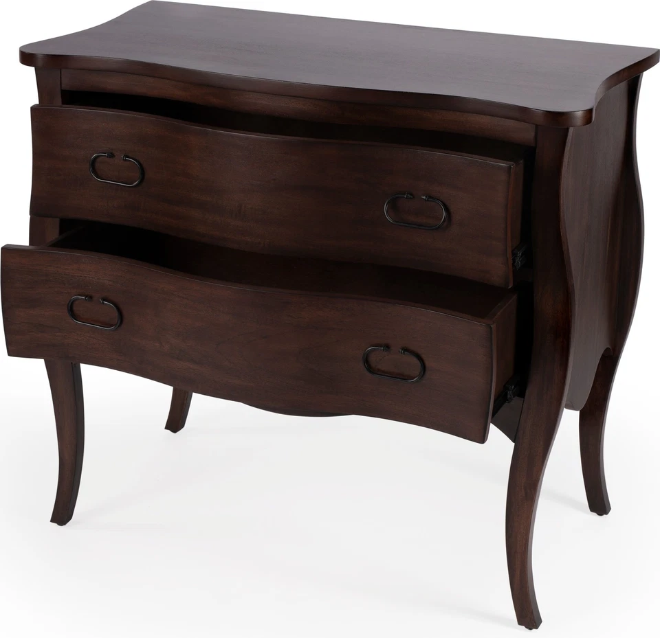 Cofre de mango de nogal estilo antiguo de Butler Foto 2 de 2