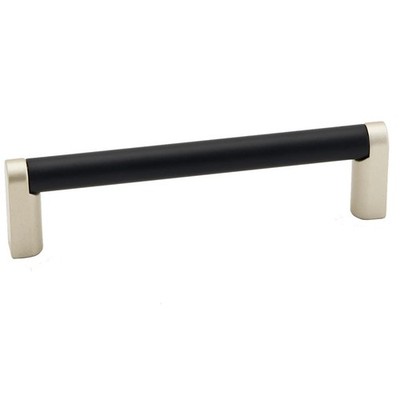 Alno A2804-3-MN/MB Alta Moda 3'' Pull Smooth Bar Matte Nickel/Matte Black