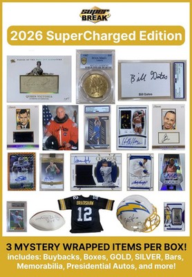 Super Break Supercharged Series 1 Edition 3 Mystery ITEMS PER BOX