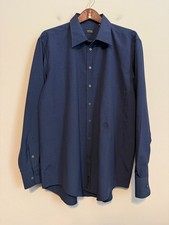 🔥 Versace Classic V2 Mens Button Shirt Size 46/18 Size 2XL Made in Italy