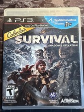 Cabela's Survival: Shadows of Katmai PS3 PlayStation 3 Video Game CIB w/ Manual