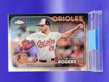 Trevor Rogers 2024 Topps Chrome Update Prism SP 🔥 Orioles