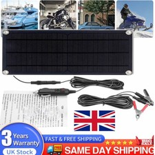 30W 12V Portable Solar Panel Trickle Battery Charger Car Van Boat Caravan Camper
