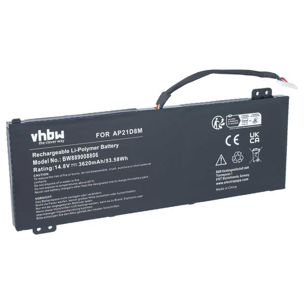 Akku FüR Acer Conceptd 3 CN315-71 CN314-73P CN315-72 CN315-71P 3620Mah 14,8V-image
