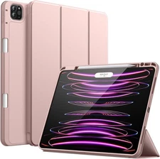 JETech Case for iPad Pro 12.9-Inch (6th/5th Generation, 2022/2021 Rose Gold 