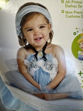 Infant Girls' Disney Deluxe Cinderella Costume - Size 12-18 months - Blue New