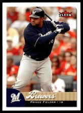 2007 Fleer Prince Fielder Milwaukee Brewers #151