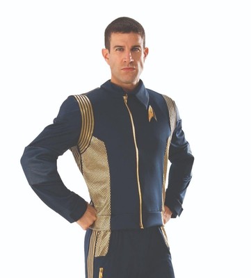 Star Trek Discovery Command Uniform Gold Male Adult Costume Jacket Standard