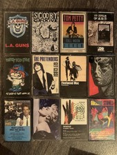12 Classic Rock/pop Cassette Tapes
