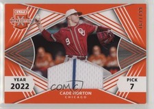 2022 Elite Extra Edition First Round Materials Orange 167/199 Cade Horton 1e3h