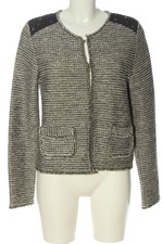 COMMA Cardigan Damen Jacke Gr. DE 38 khaki-wollweiß-goldfarben Casual-Look