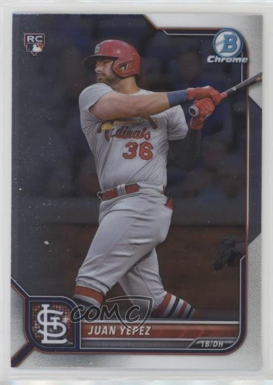 2022 Bowman Chrome Juan Yepez #26 0h29