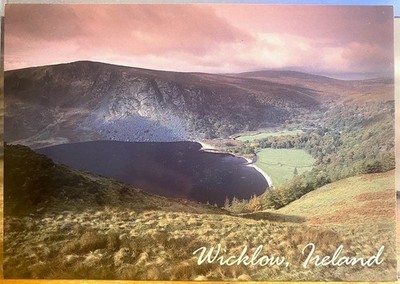 Irish Postcard Lough Tay WICKLOW Luggala Guinness Lake Ireland John Hinde 2/906