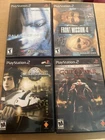 New Listing4 Game PS2 Lot Front Mission 4, God Of War II, Gallerians Ash, Genji: Dawn Of..