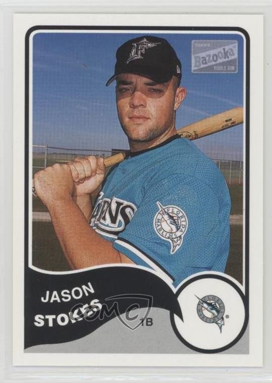2003 Topps Bazooka Jason Stokes #131 fm0