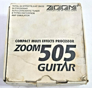 Zoom 505 Guitar Multi Effects Processor W Power Supply